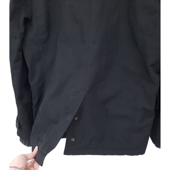 Zara Man Classic Sport Black Double Breasted Peacoat Zip Out Liner Coat Jacket L - Picture 12 of 12